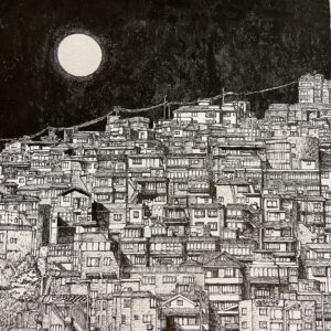 [한남동 야경 : Midnight in Hannam-dong]
300 x 420
pen on paper
2023